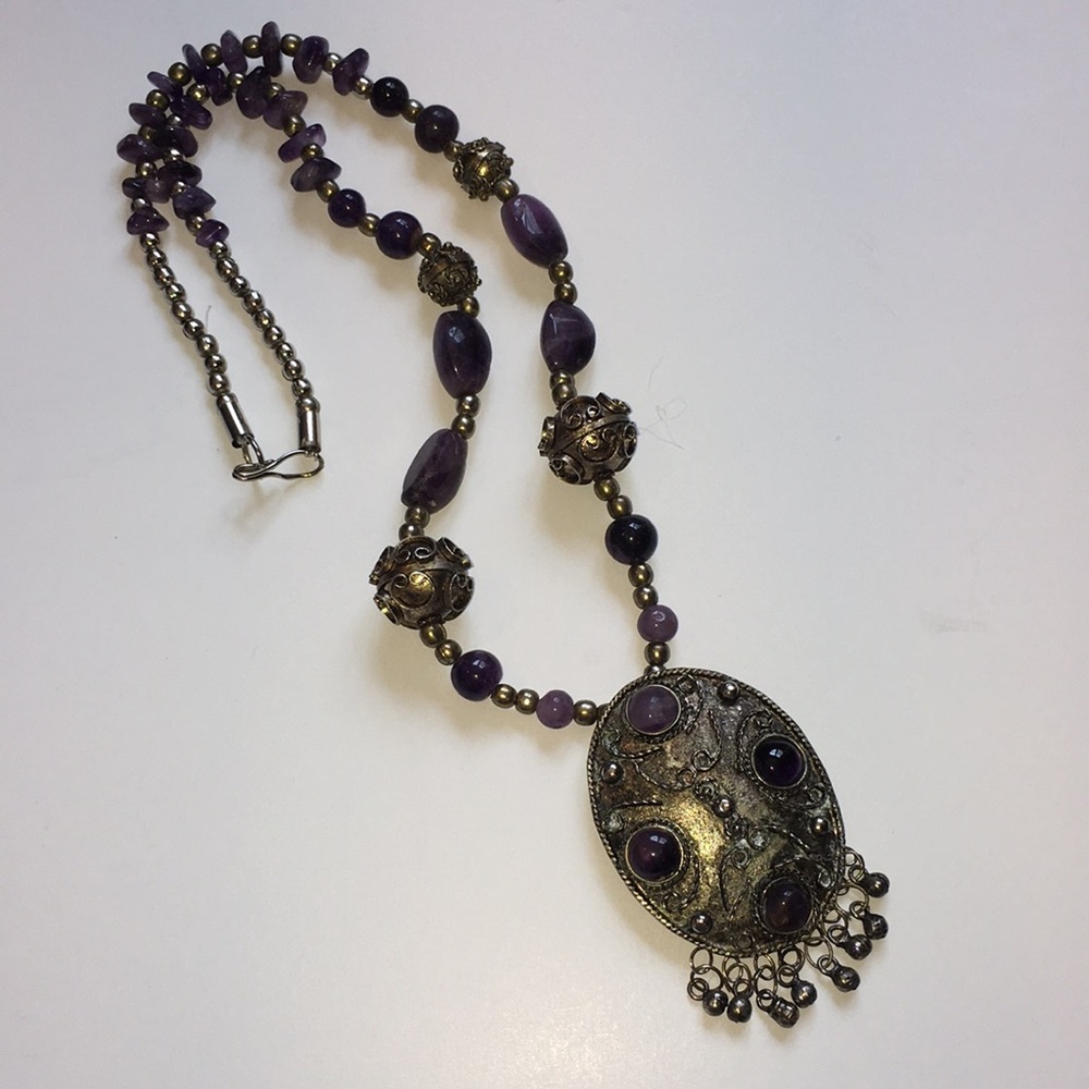Amethyst Necklace - Picture 2 of 8
